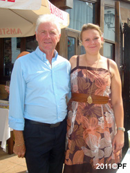 Pernilla with father, Peter