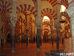Interiör från Mezquitan