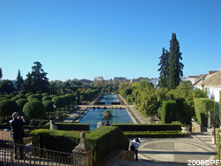 Palatset Alcazar de Córdoba har vackra trädgårdar