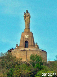 Christ watching over San Sebastin