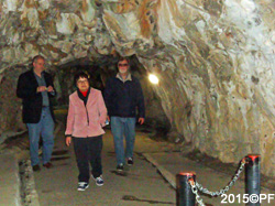 Tunnel tour inside the Gibraltar rock
