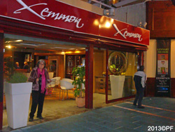 Vernissagen ordnades p Restaurang Xemmon i Marbella