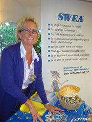 Lena representing in SWEA's own monter