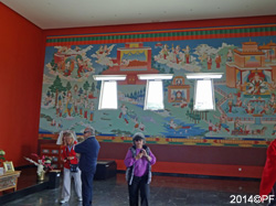 The Temple Walls are decorated with paintings